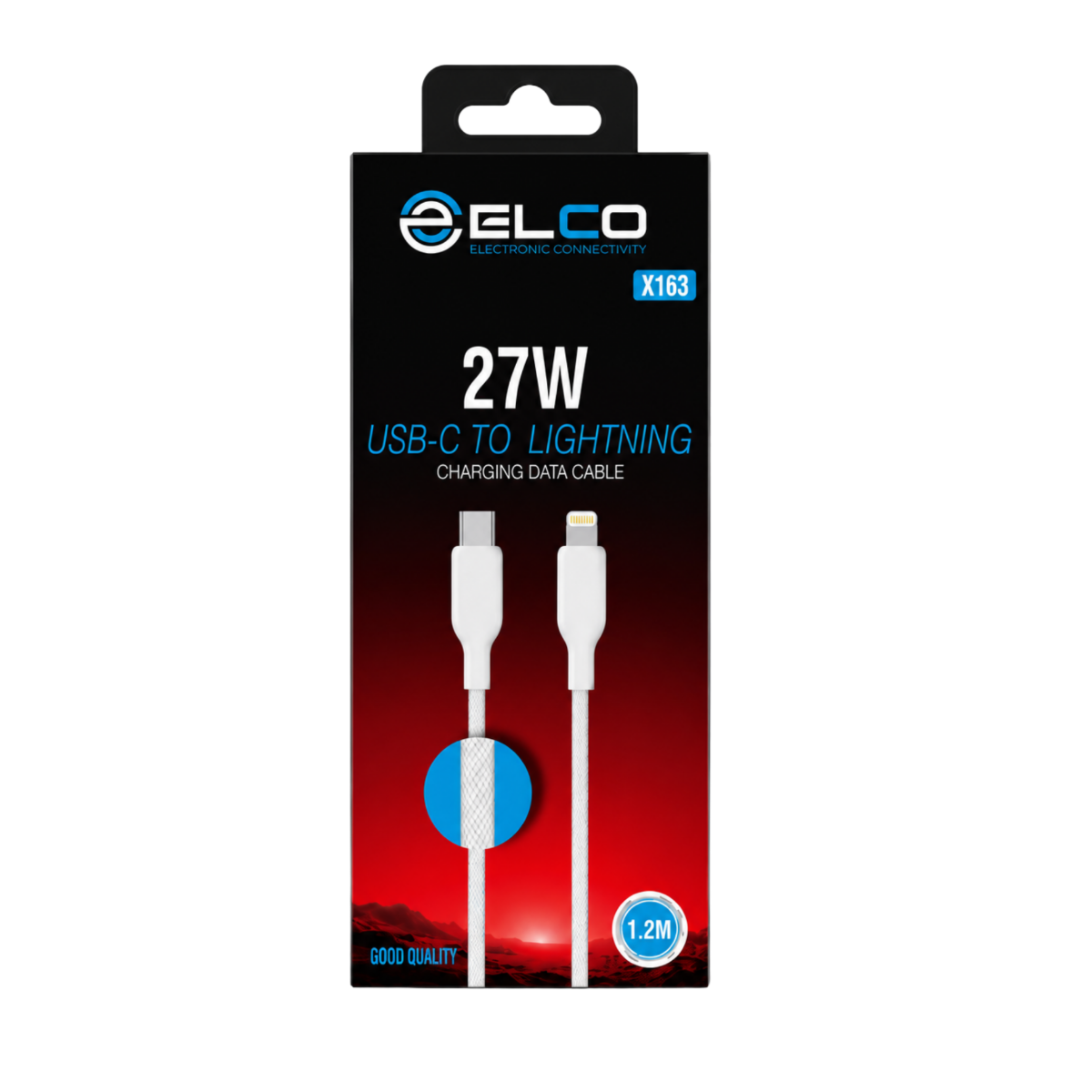 USB C TO LIGHTNING CHARGING DATA CABLE X163