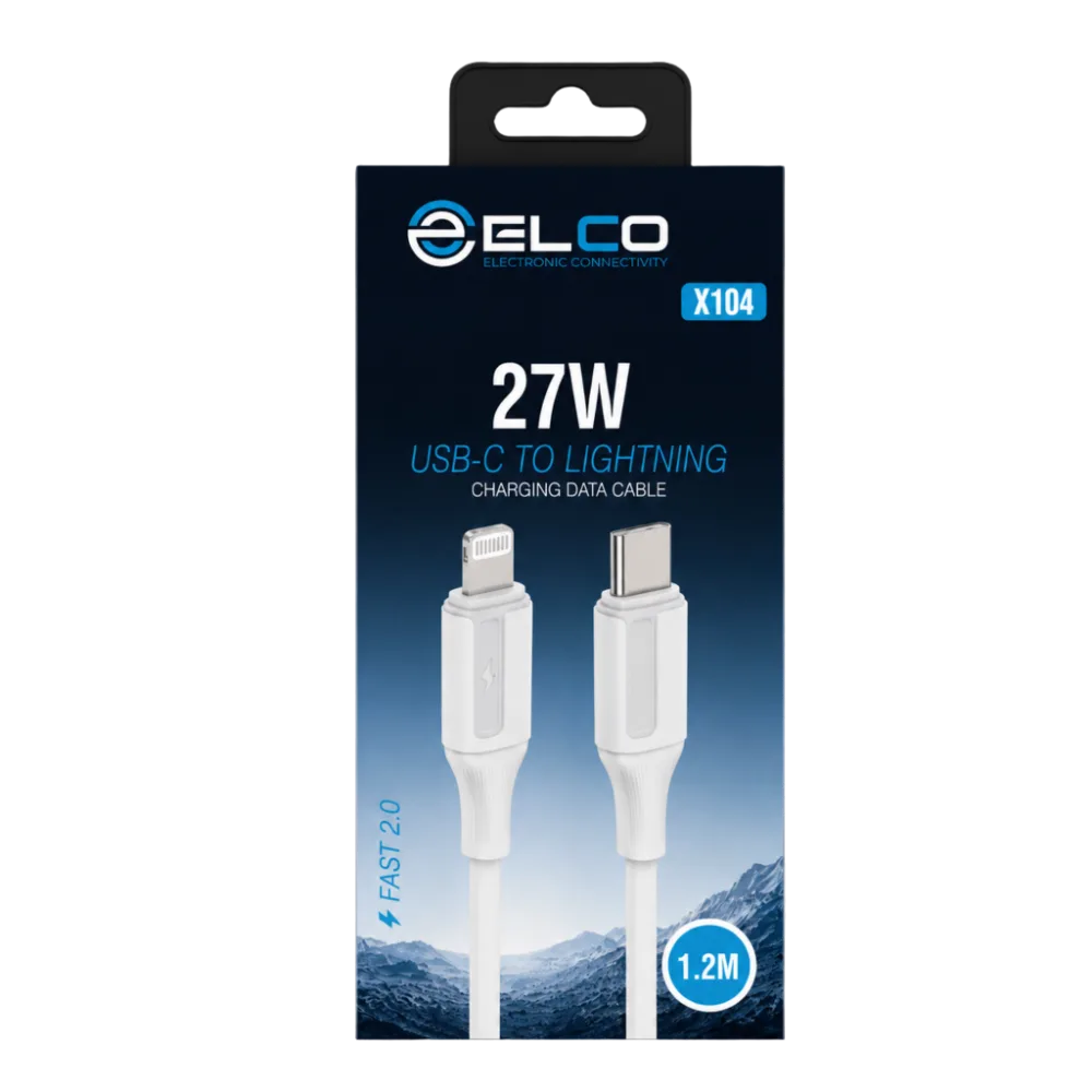USB C TO LIGHTNING CHARGING DATA CABLE X104CL