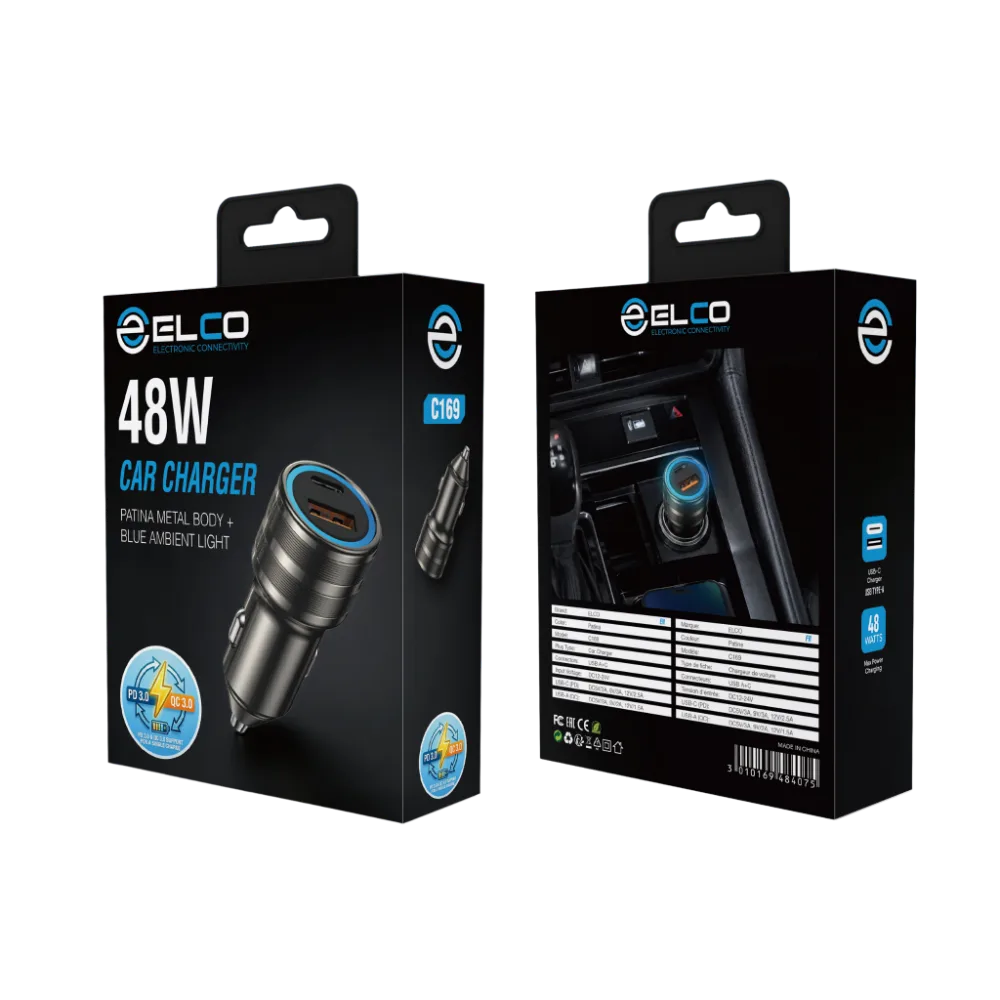 ELCO CAR CHARGER C169 48W